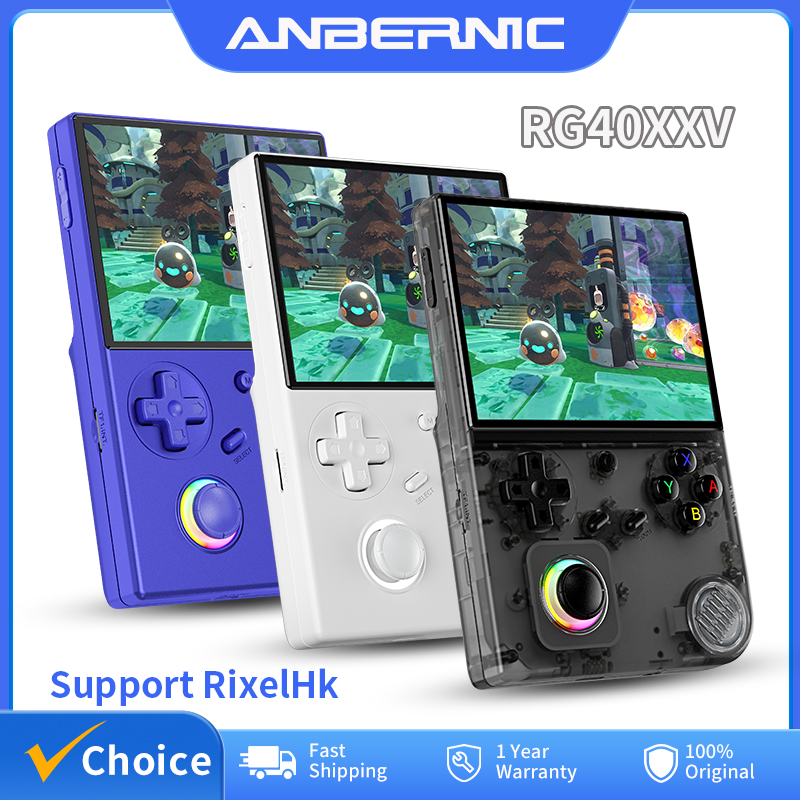 Retro Gaming Hdmi - ANBERNIC RG40XXV Retro Handheld-Spielekonsole 4'' IPS-Bildschirm