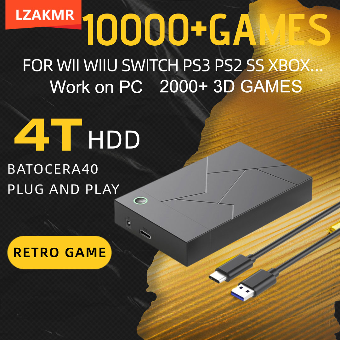 Retro Gaming Hdd - Retro Gaming GameForge 4 TB Batocera