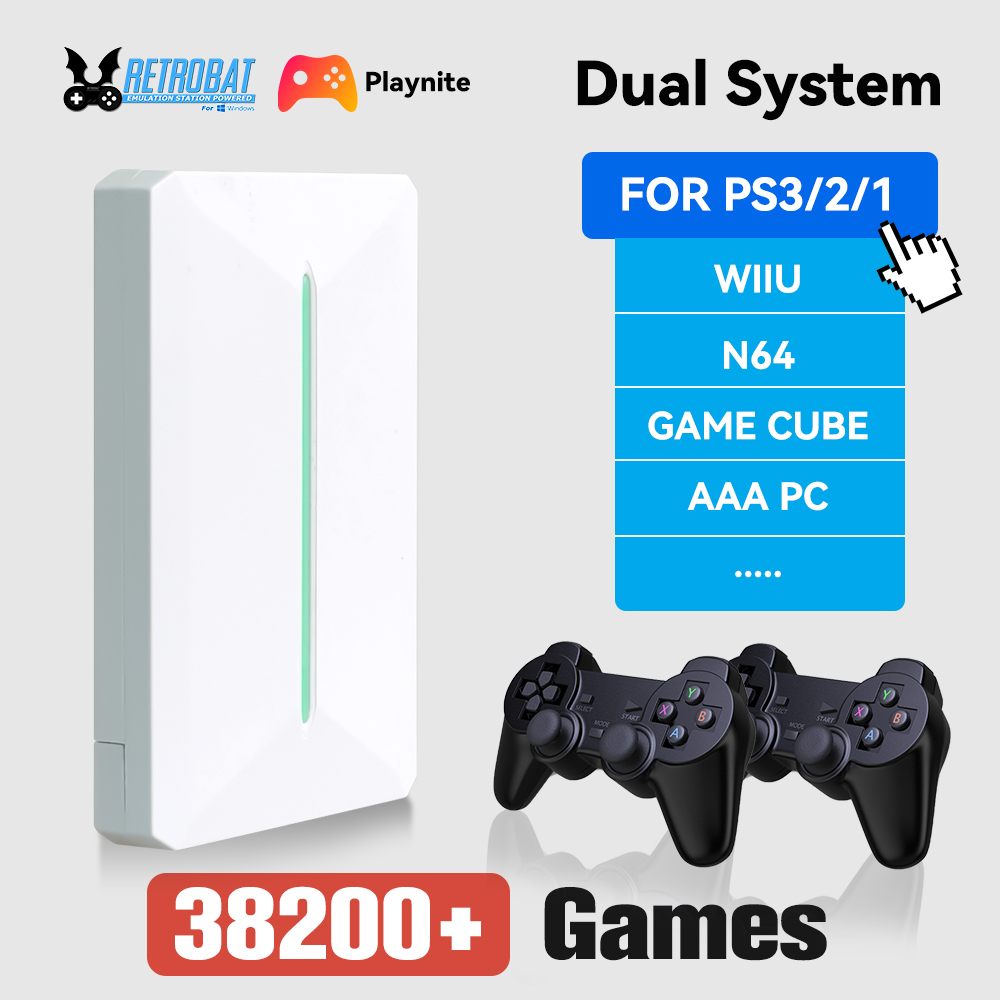 Retro Gaming Emulator Pc - Retrobat&Playnite Retro Gaming HDD 38200+AAA PC