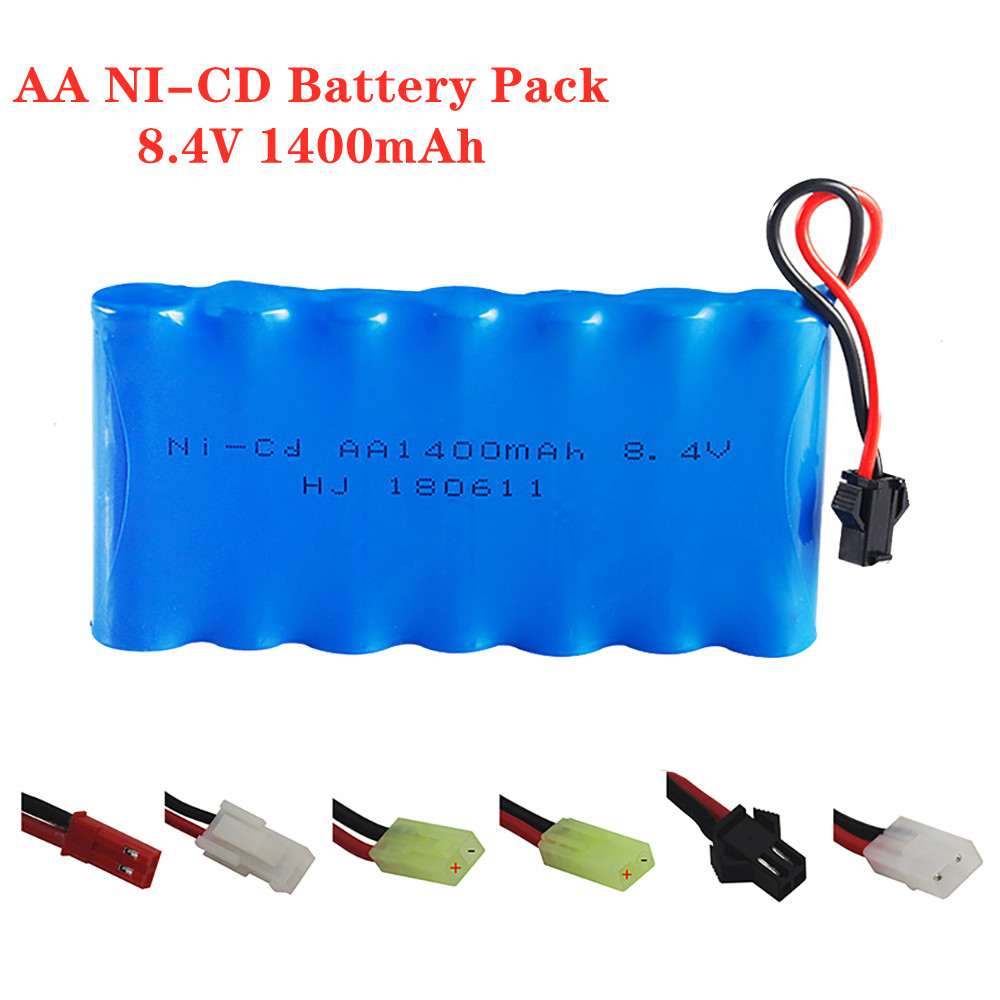 Rechargeable Battery Aa - 8,4 V 1400mah Ni-CD Akku Pack