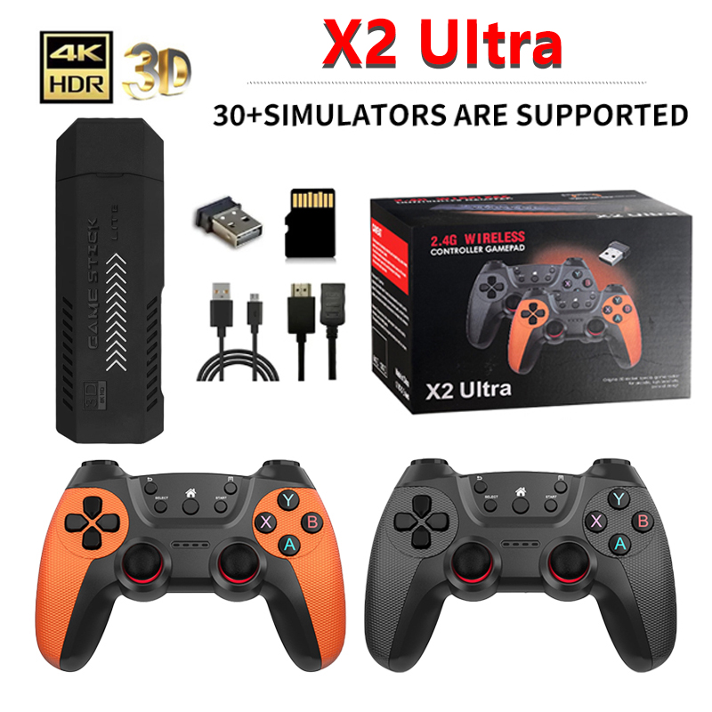 Retro Gaming X2 - X2 Ultra Videospiel-Stick-Konsole oder NUR 2,4