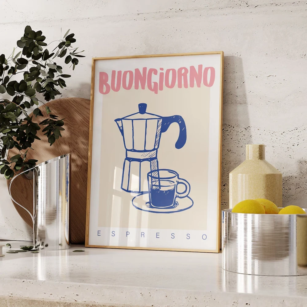 Retro Gaming Pictures - Moderne Kaffee Espresso Wand Kunstdrucke Trendy