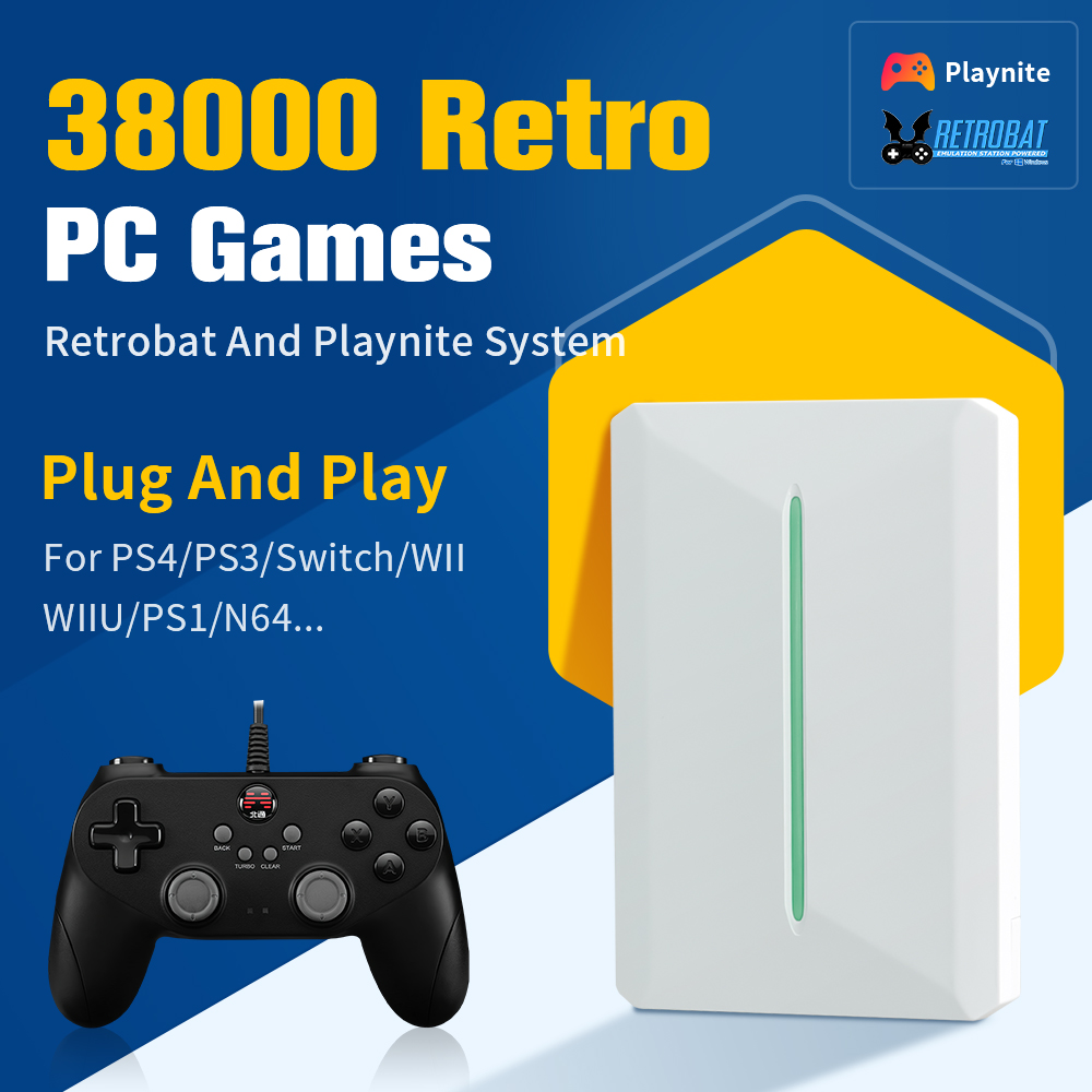 Retro Gaming Emulator Pc - Tragbare 500G Retro Game Festplatte für
