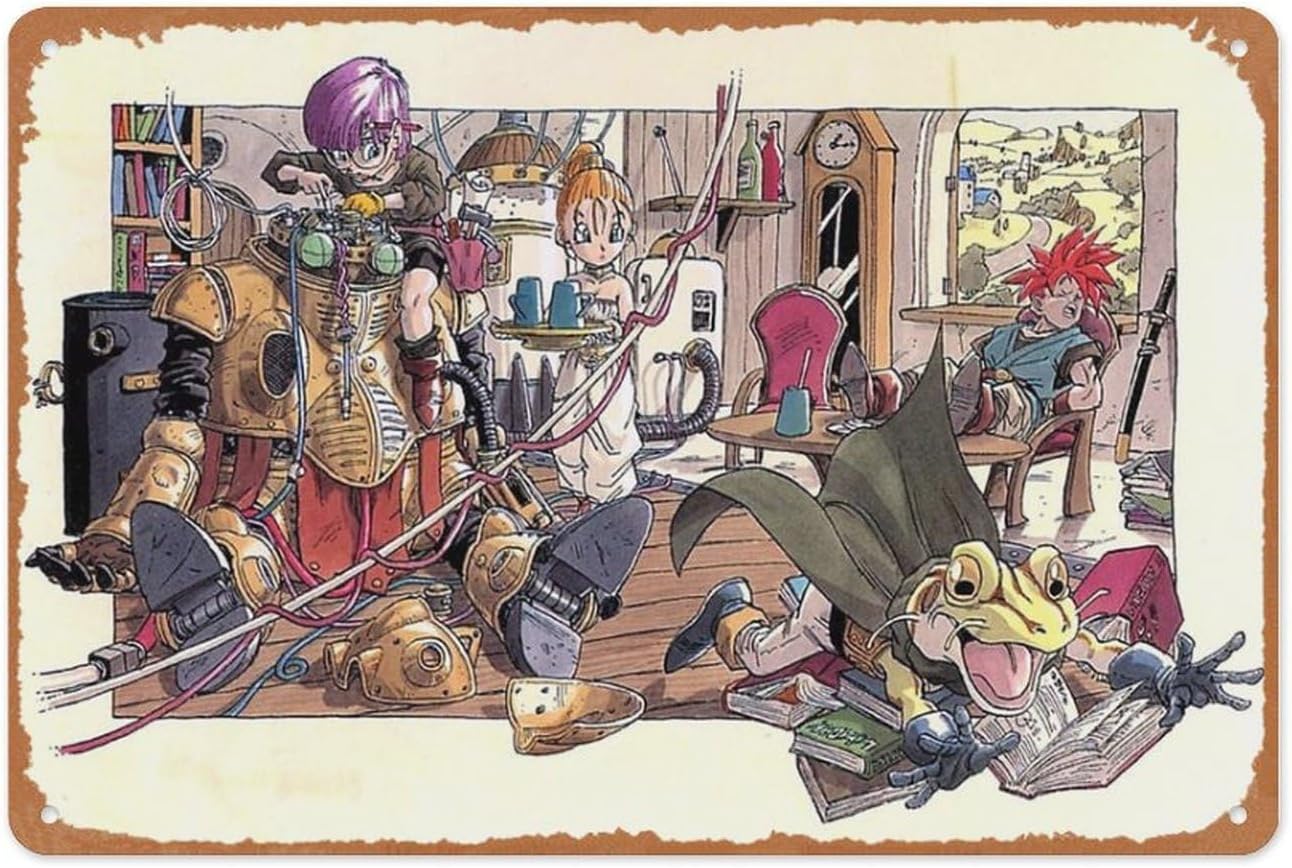Game Retro Gaming - Retro Game Metallschild – Chrono Trigger
