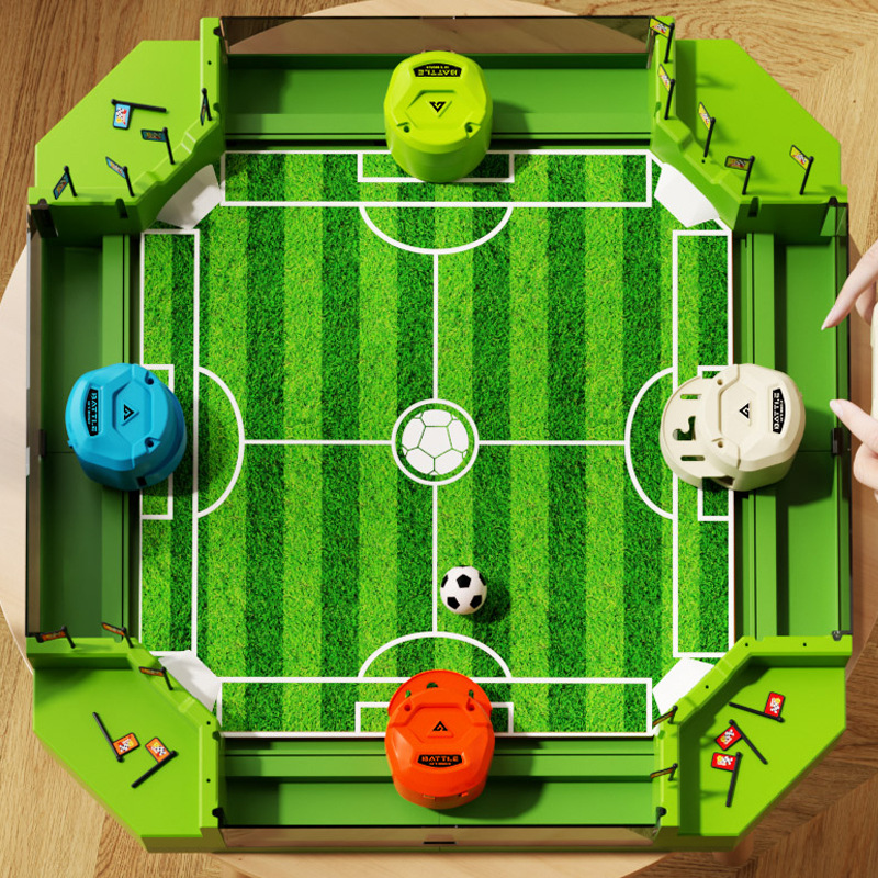 Retro Gaming Desk - Battle 4 Player Tischfußballmaschine mit Fernbedienung,
