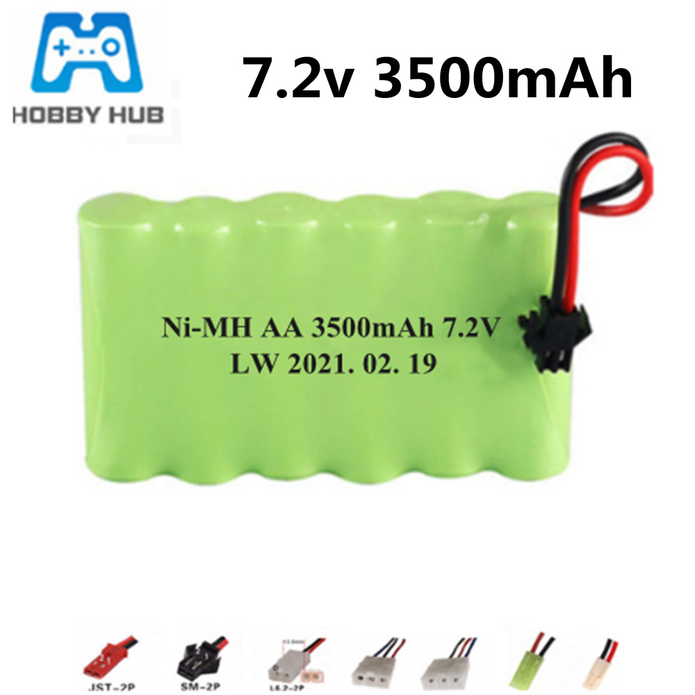 Rechargeable Battery Aa - 7,2 v 3500mah AA NI-MH akku
