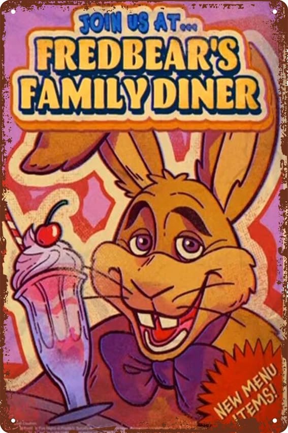 Retro Gaming Pictures - fnaf-fredbears Familie Diner Pizza 2, Poster,
