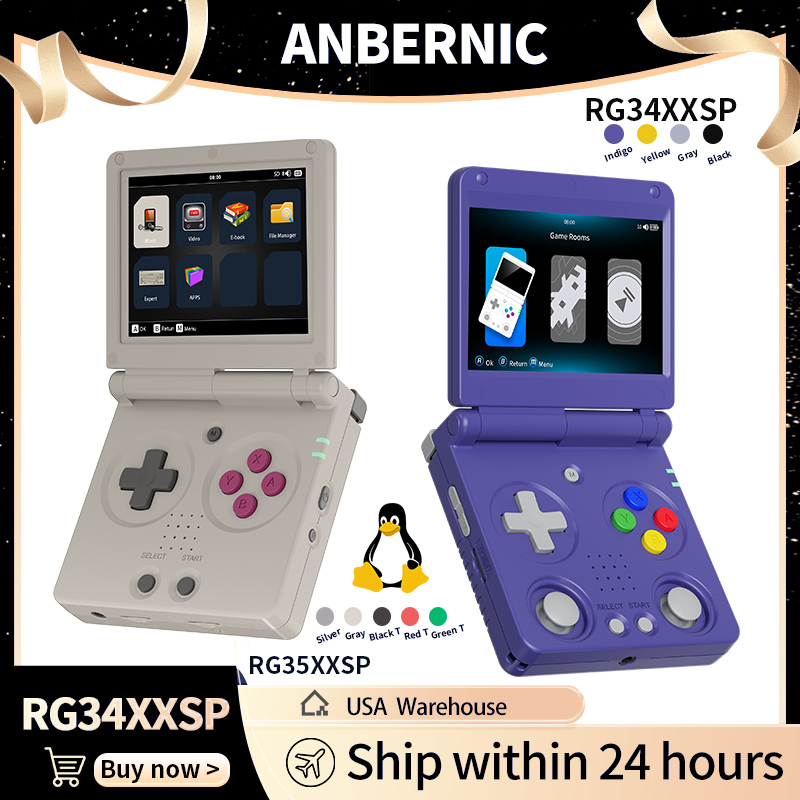 Anbernic RG34XXSP RG35XXSP Fli – Retro Gaming Images Bewertung und Preis