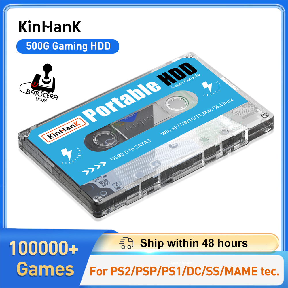 KINHANK 500G Gaming HDD Super  – Retro Gaming Hdd Bewertung und Preis