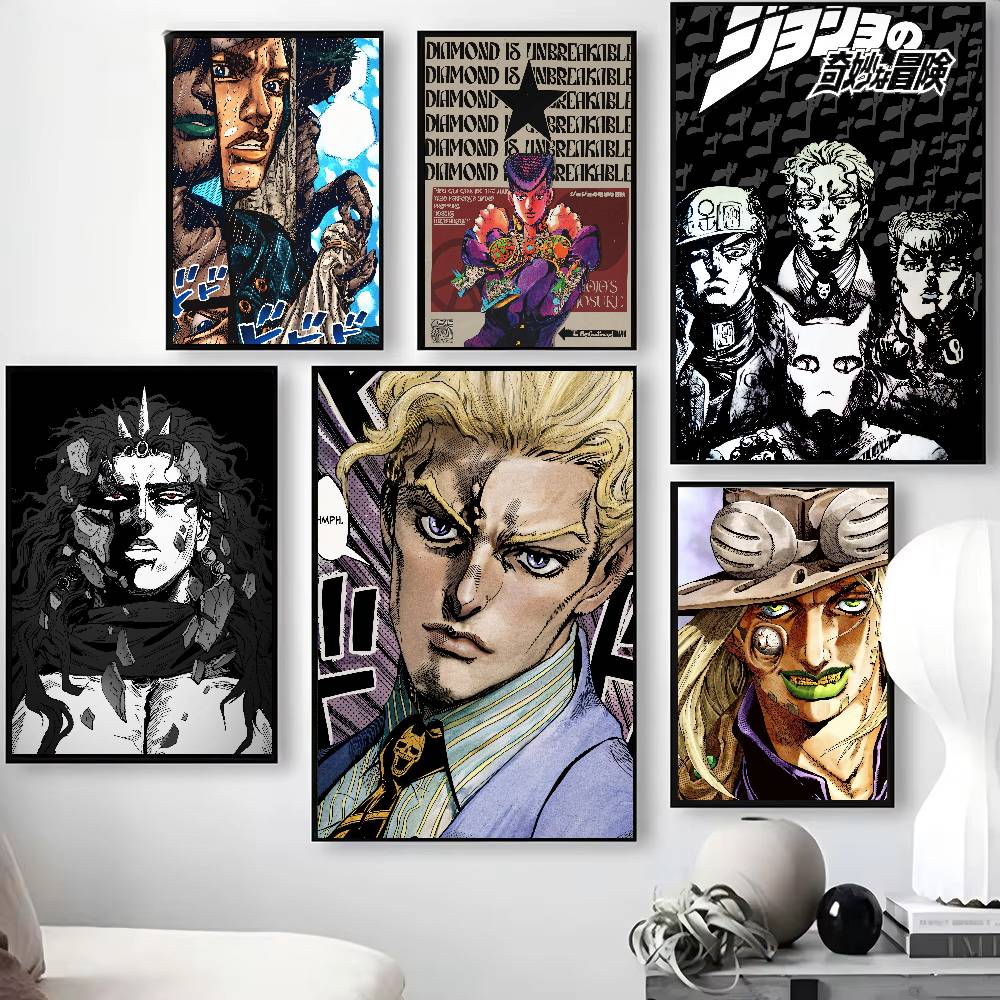 Beliebtes Manga JoJo B-Bizarre – Retro Gaming Wallpaper Bewertung und Preis