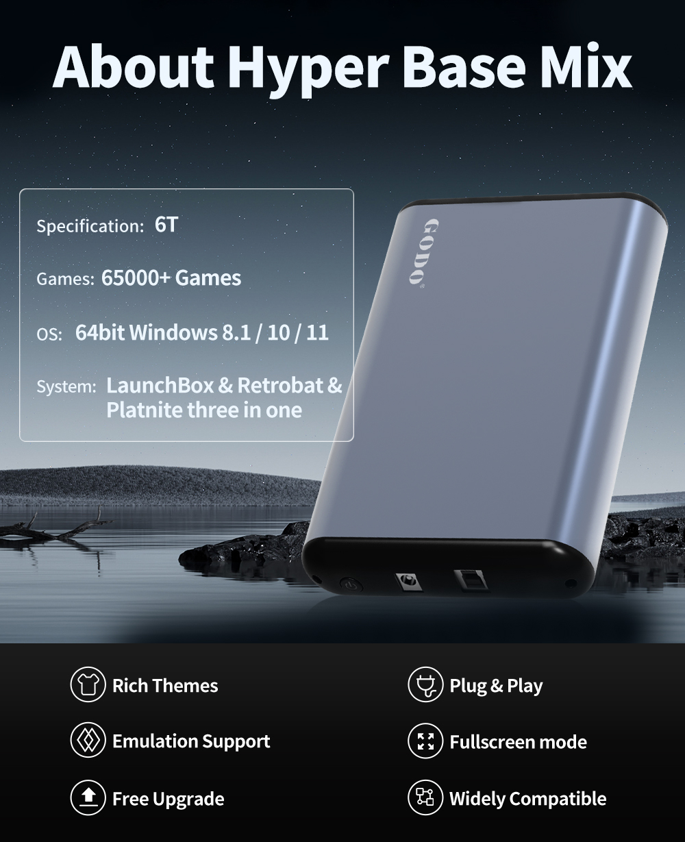 JMachen 6 TB tragbares Gaming- – Retro Gaming Hdd Bewertung und Preis