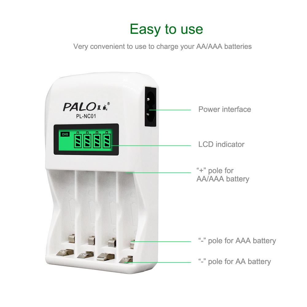 PALO 1,2 V Batterieladegerät 4 – Rechargeable Battery Aa Bewertung und Preis