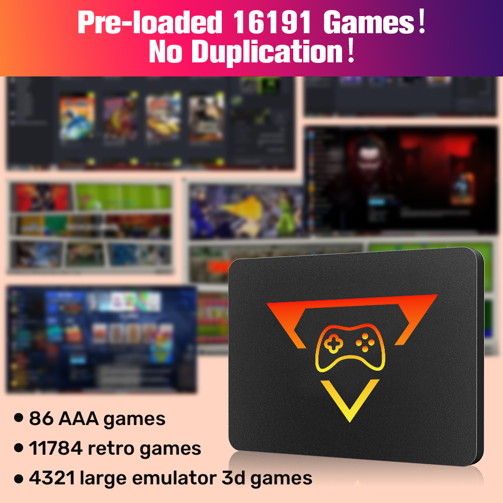 Retro-Gaming-SSD für Switch/PS – Retro Gaming Emulator Pc Bewertung und Preis