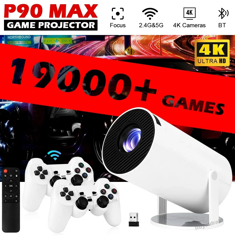 P90 Max Tragbarer Smart-Gaming – Retro Gaming And Projector Bewertung und Preis