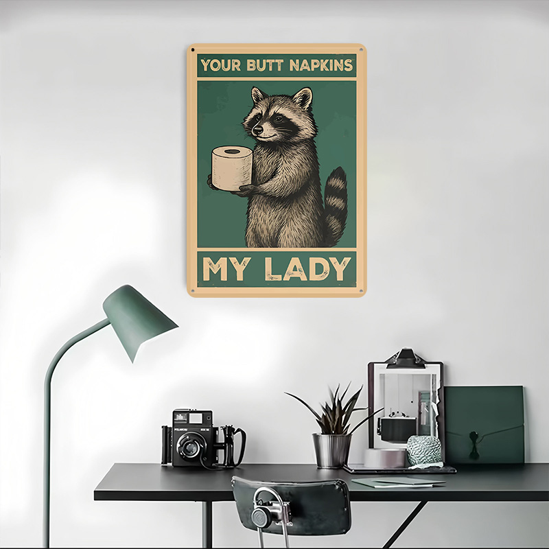 Waschbär mit Toilettenpapier L – Retro Gaming Wallpaper Bewertung und Preis