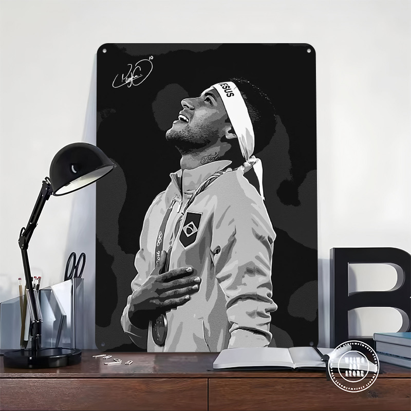 Neymar Jr. Porträt-Poster Indi – Retro Gaming Desk Bewertung und Preis