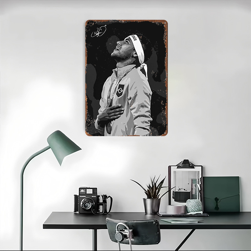 Neymar Jr. Porträt-Poster Indi – Retro Gaming Desk Bewertung und Preis