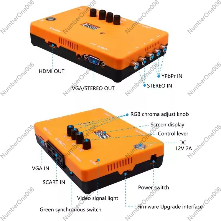 Niedrigauflösender Spiel-RGBS- – Retro Gaming Hdmi Bewertung und Preis