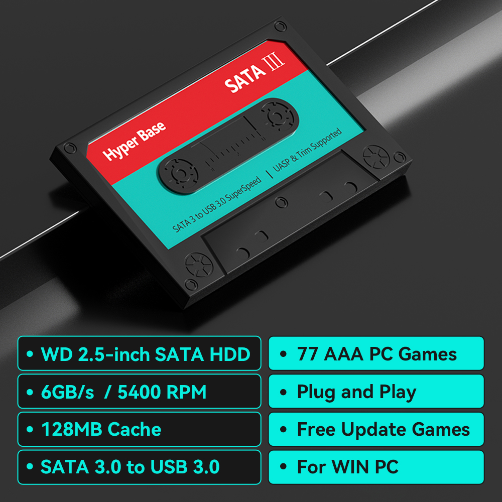 2TB Spiele-Festplatte mit 77 P – Retro Gaming Hdd Bewertung und Preis
