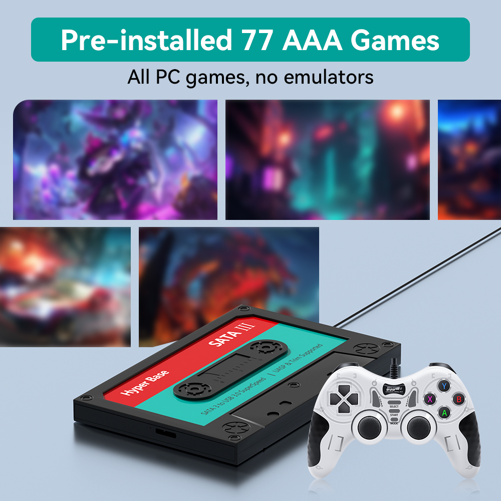 2TB Spiele-Festplatte mit 77 P – Retro Gaming Hdd Bewertung und Preis